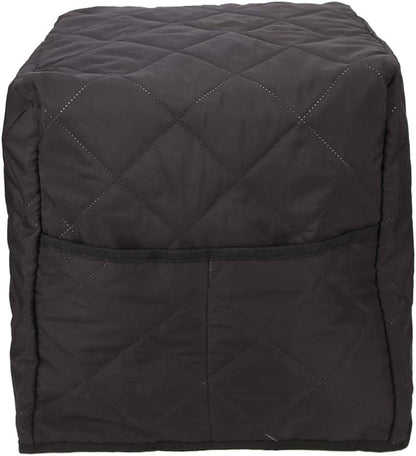 Washable Black Coffee Machine Cover, Protection for Kitchen Appliances