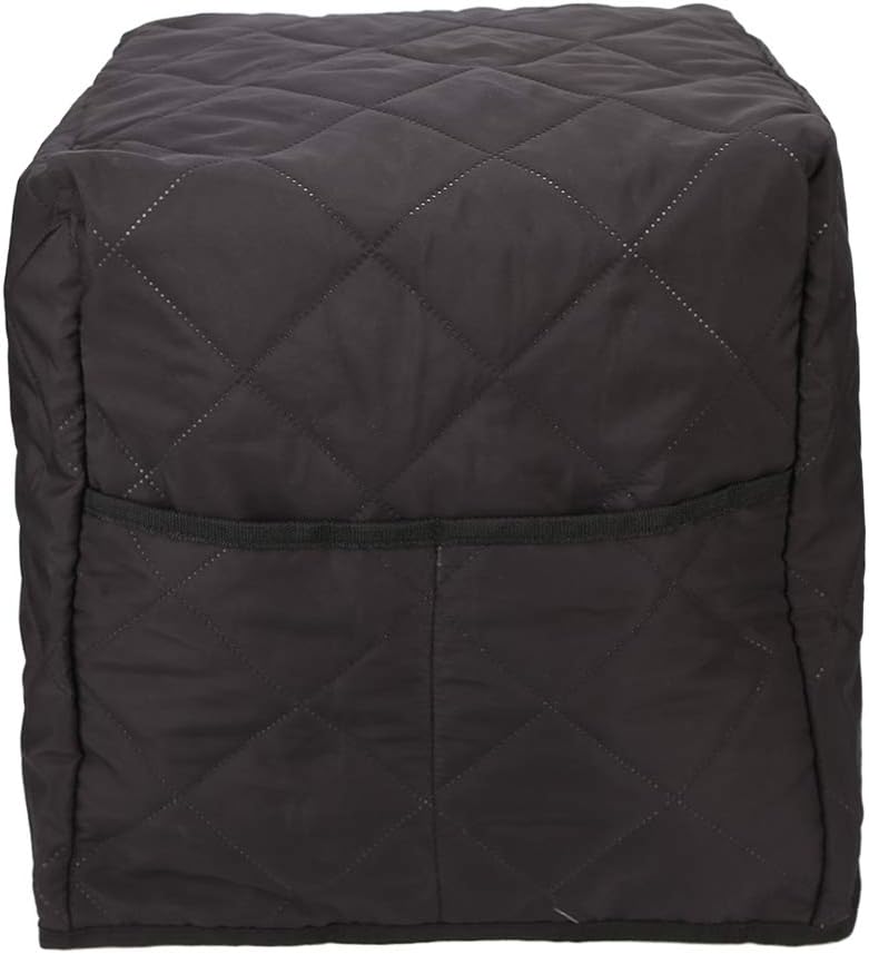 Black Coffee Maker Cover, Stain Resistant Washable Appliance Cover to Protect Coffee Machine (32 X 31 X 36cm)