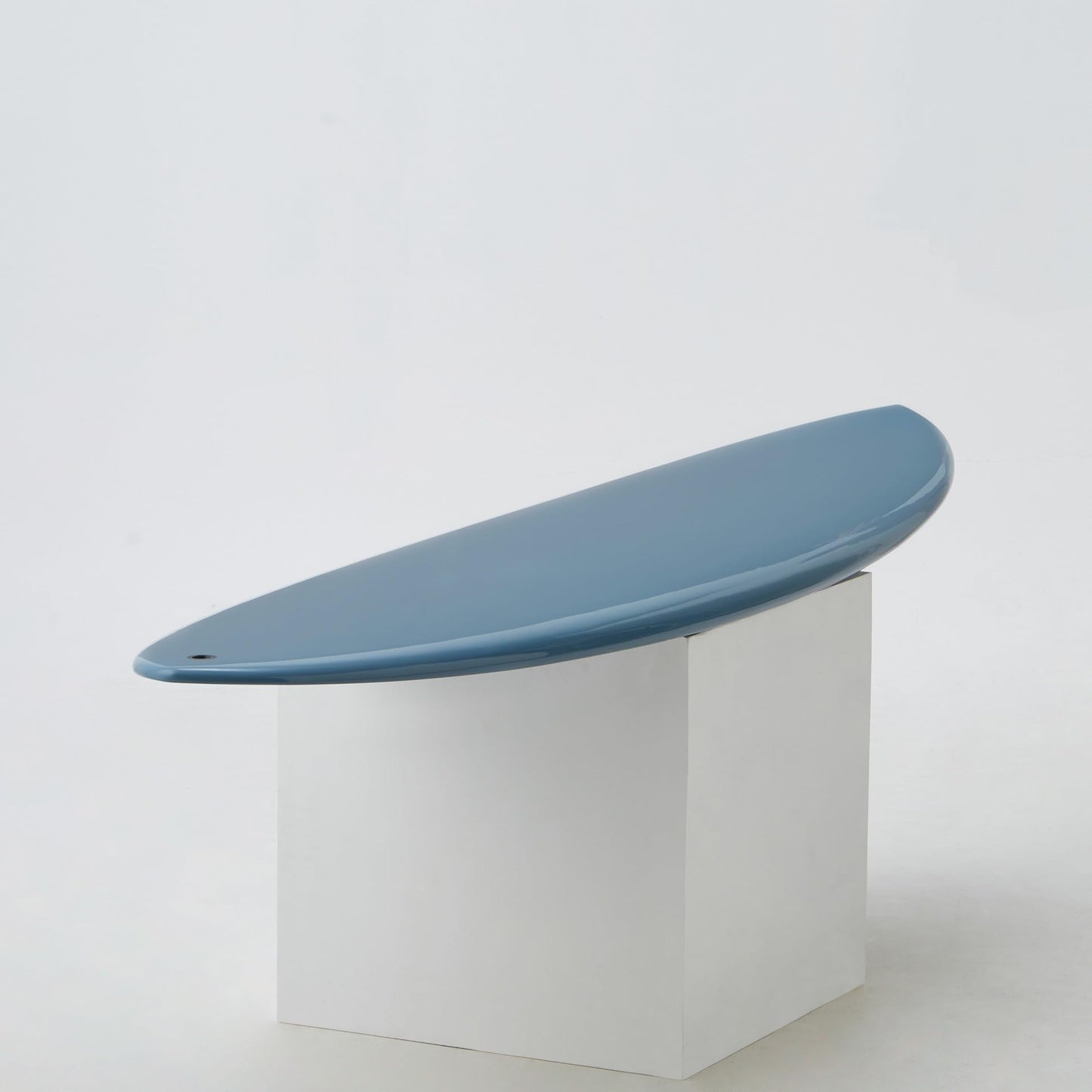 nanazero Wood Skin Surfboard Mid Length MID02 Twin 6'8" Graysh Blue, Durable and Light-Weight Structure, Twin Pin