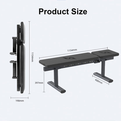 Speediance Adjustable Weight Bench, Foldable Workout Bench for Home Gym Use, Weight Bench with 881 LBS Weight Capacity-Black