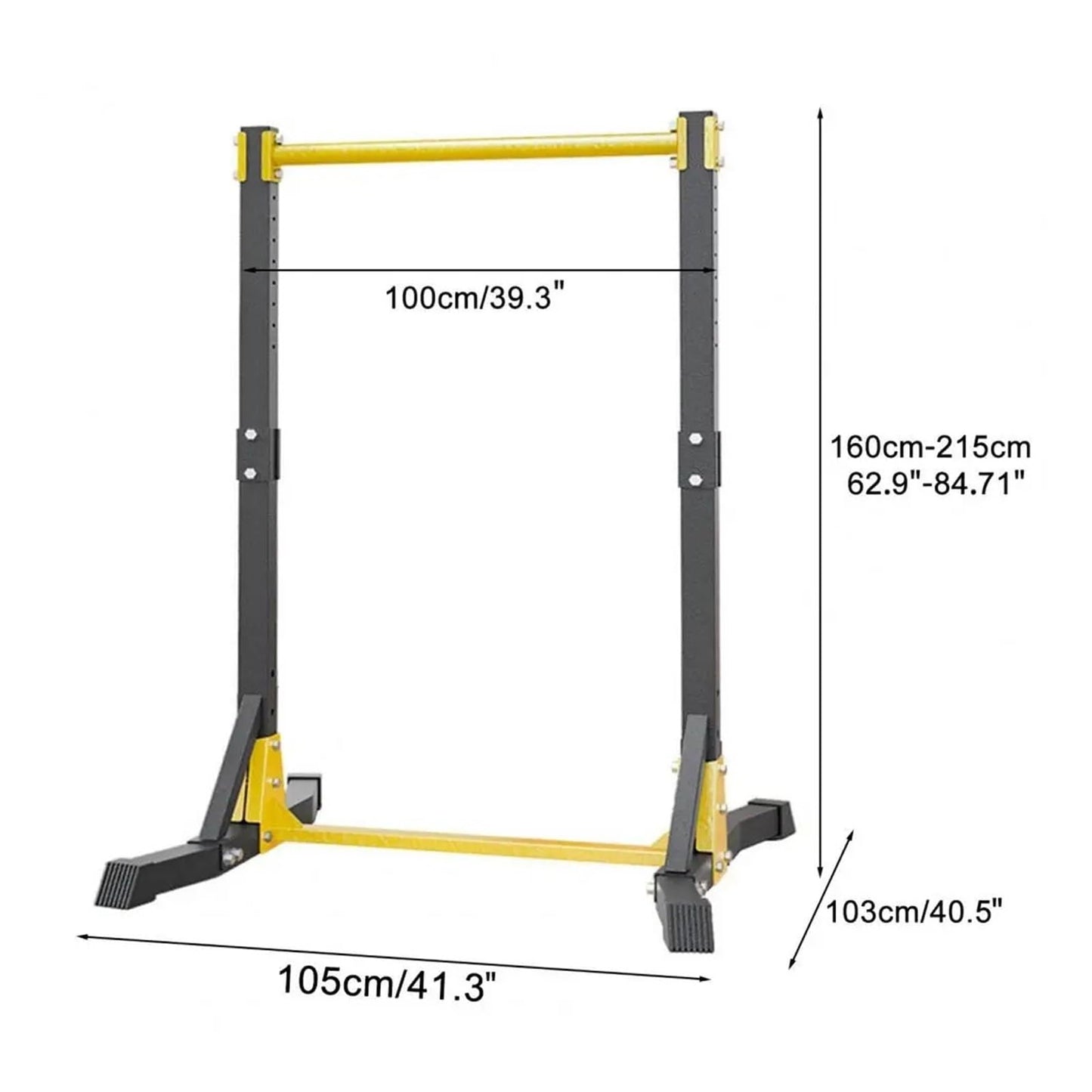 UXALoH6 Gymnastics Bar Portable Pull-up Bar Station Free Standing Pull Up Bar for Home Gym