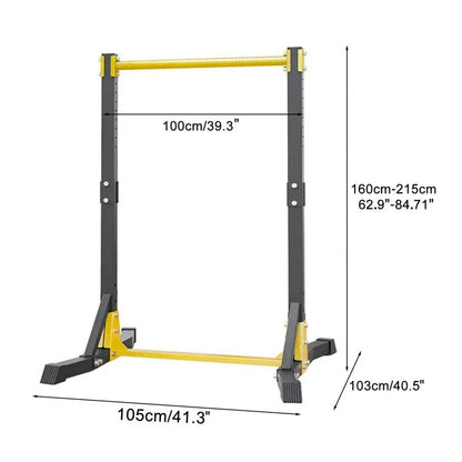 UXALoH6 Gymnastics Bar Portable Pull-up Bar Station Free Standing Pull Up Bar for Home Gym