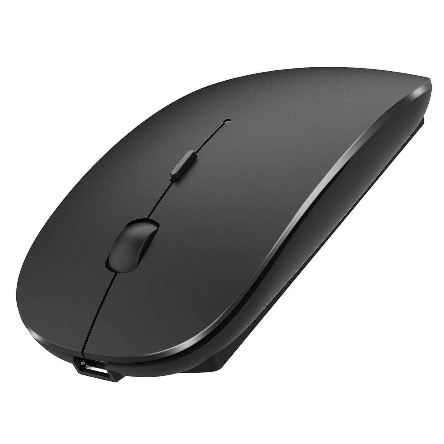 Bluetooth Wireless Mouse for Laptop mac MacBook ipad MacBook air MacBook pro pc Desktop Computer Windows Chromebook Notebook (Silver)