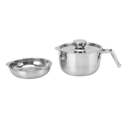 Egg Separator Bucket, 304 Stainless Steel Large Capacity Egg Yolk White Separator Tool Kitchen Gadget With Lid For Kitchen (Style 1 (130x52cm / 51.2x20.5in))