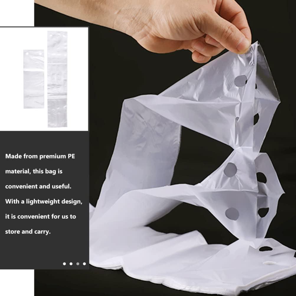 Zerodeko 200pcs Clear Plastic Umbrella Bags, Automatic Storage Bags for Folding Umbrella, Child Pe Disposable Cover
