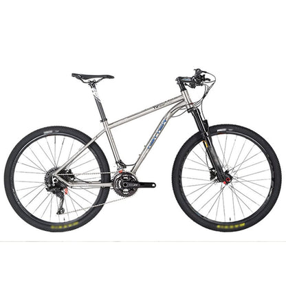 HIMALO Bike Frame 27.5/29er Mountain Bike Frame 15.5''/17''/19'' Lightweight Titanium Alloy Rigid Frame Disc Brake Thru Axle 12x142mm XC AM(27.5 * 15.5'')