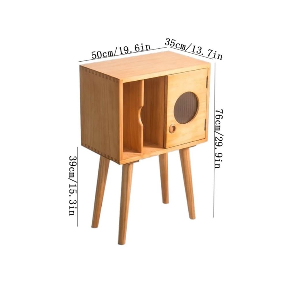 YGwnjqr Cd Rack Multi-Functional Wooden Vinyl Record Cabinet Cd Albums Storage Rack Bookcase,