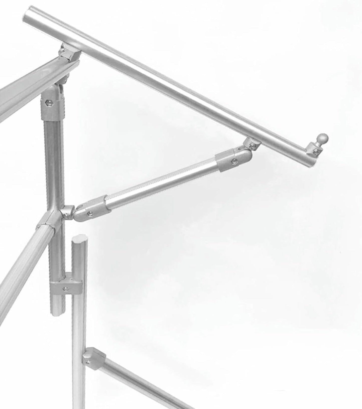 Embroidery Stand Cross Embroidery Frame Embroidery Auxiliary Tool Adjustable Floor Stand Lean Tube Suitable for Craftsmanship and Sewing, 39.37*28.34*20.47in, Silver~/