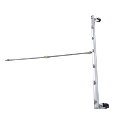 39.37inch Pressure Washer Cleaner, Power Pressure Washer Attachment, Stainless Steel Water Broom with 1/4inch Quick Connector, Surface Cleaner for Household and Business Use (for Undercarriage