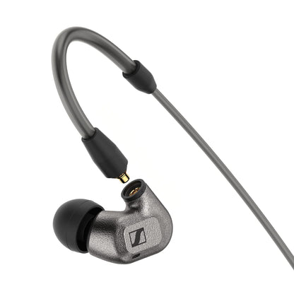 Sennheiser IE 600 In-Ear Audiophile Headphones - TrueResponse Transducers for Equisitely Neutral Sound, Includes balanced cable, Gray, Black