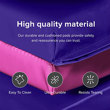 We Sell Mats - 4 ft x 8 ft x 2 in Personal Fitness & Exercise Mat for Home Workout - Lightweight and Folds for Carrying – All Purpose Home Gym Mat – Thick Mat for Yoga, Pilates, Stretches, and Floor Exercises