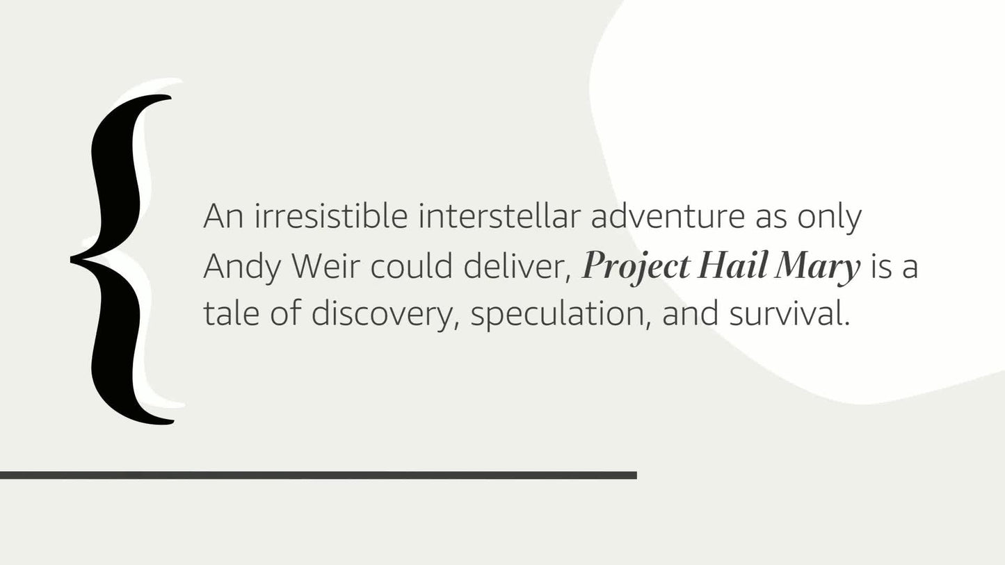 Project Hail Mary: The Sunday Times bestseller from the author of The Martian