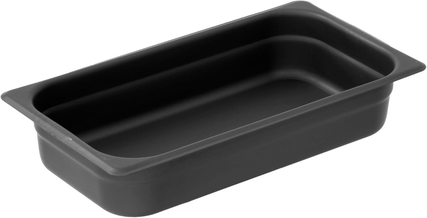 Lloyd Pans GN 1/3-PAN RCT STACK85, Small Dark Grey Pan, 6.79X12.81X2.5, 0.050 AL-DK