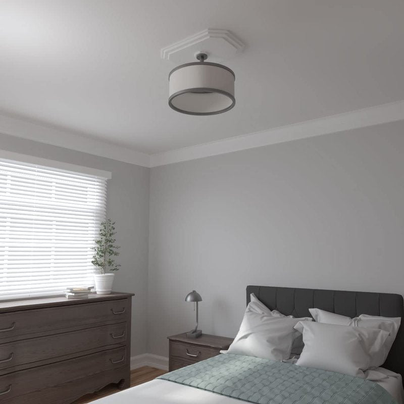 25 1/4"W x 17 1/4"H x 1 3/4"P Felix Ceiling Medallion