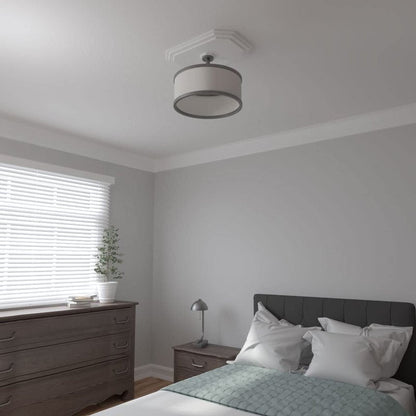 25 1/4"W x 17 1/4"H x 1 3/4"P Felix Ceiling Medallion