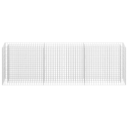 Mhdvray Large Galvanized Steel Raised Garden Bed 106.3 x 106.3 x 35.4 in, Modern Industrial Planter Box for Outdoor Vegetables & Flowers, Square Metal Box for Patio, Balcony, Yard