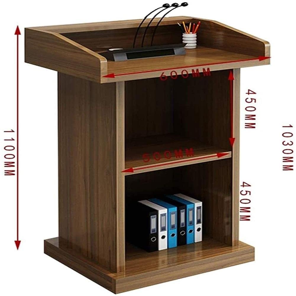 DHXIAMZ Acrylic Podium for Presentations and Events, Durable Design with Clear Visibility