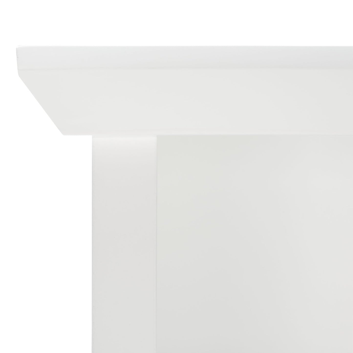 SAFAVIEH Home Collection Layli Farmhouse Antique White 4-Shelf 2-Hook Top Storage Hall Tree (Fully Assembled)