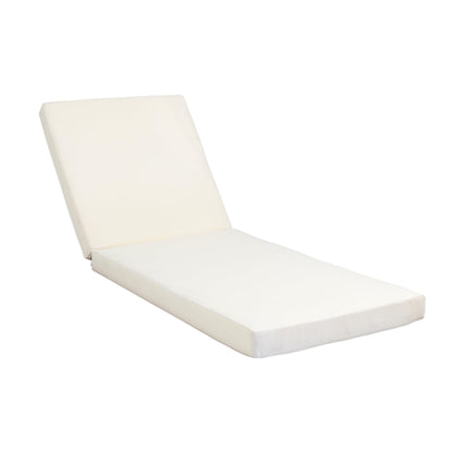 Christopher Knight Home Hamill Acacia Wood Chaise Lounge Chair Outdoor Set of 2, Adjustable Backrest Sun Lounger Recliner, Patio Outdoor Chaise Lounge with 4" Thick Water-Resistant Cushion,Teak+Cream