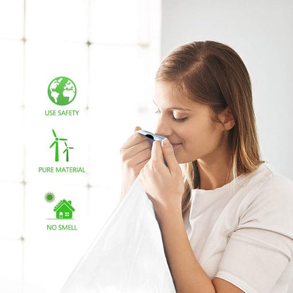 2.6 Gallon 220 Counts Strong Drawstring Trash Bags Garbage Bags by Teivio, Bathroom Bin Liners, 2,2.5,3 Gal Small Plastic Bags for home office kitchen, fit Code R 10 Liter Trash Can
