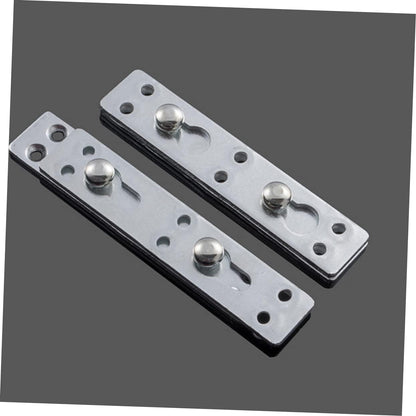 Holibanna 12 Pcs Bed Replacement Connectors, Hinge Hardware for Furniture Repair, Bed Rail Hanger Accessories