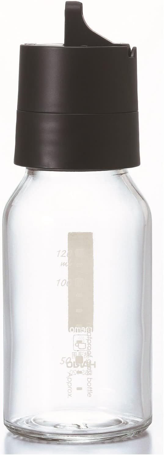 Hario Flip-Top Dressing Bottle - 120ml, Black