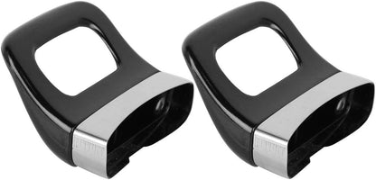 renvena Replacement Handle Pair for Pan Pot/Dutch Ovens, 2Pcs Handle 4Pcs Screw, Black One Size B
