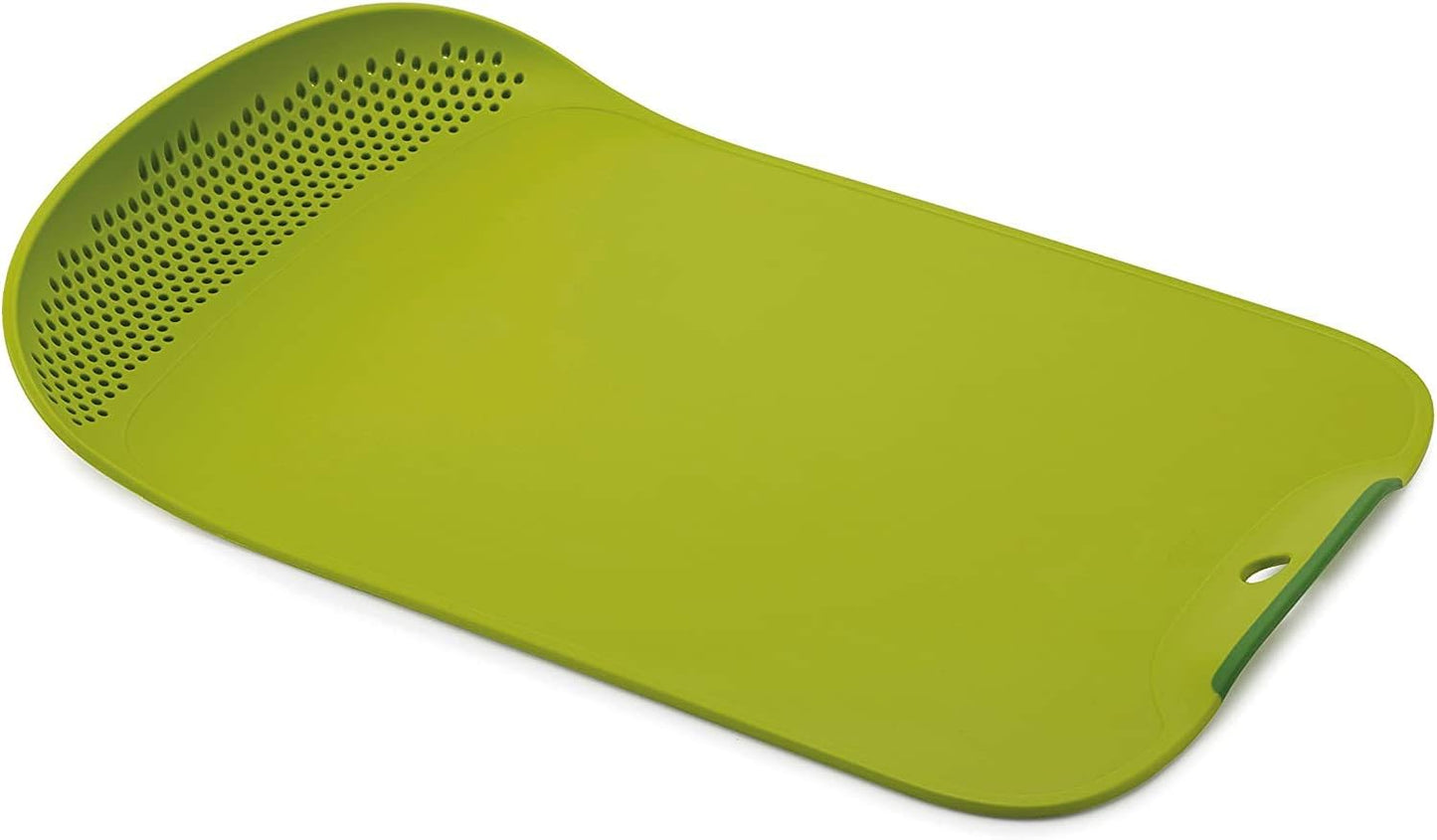 Chop and Drain Plastic Cutting Board with Colander, BPA-Free and Dishwasher Safe