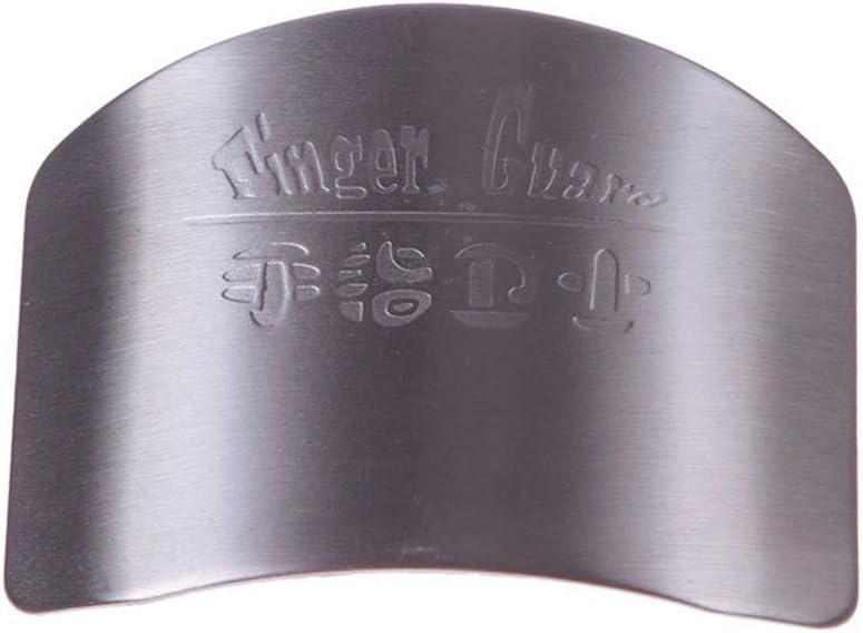 Stainless Steel Adjustable Finger Guard - Safe for Cutting Vegetables and Food