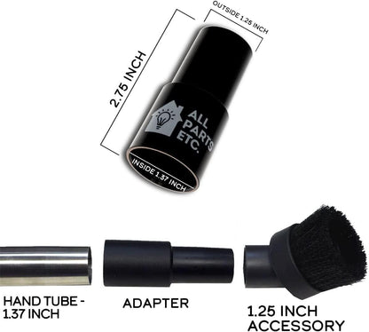 Vacuum Attachments for 1.25" Vacuum Cleaner, Accessories including Extension Wands, Brushes, and Tools