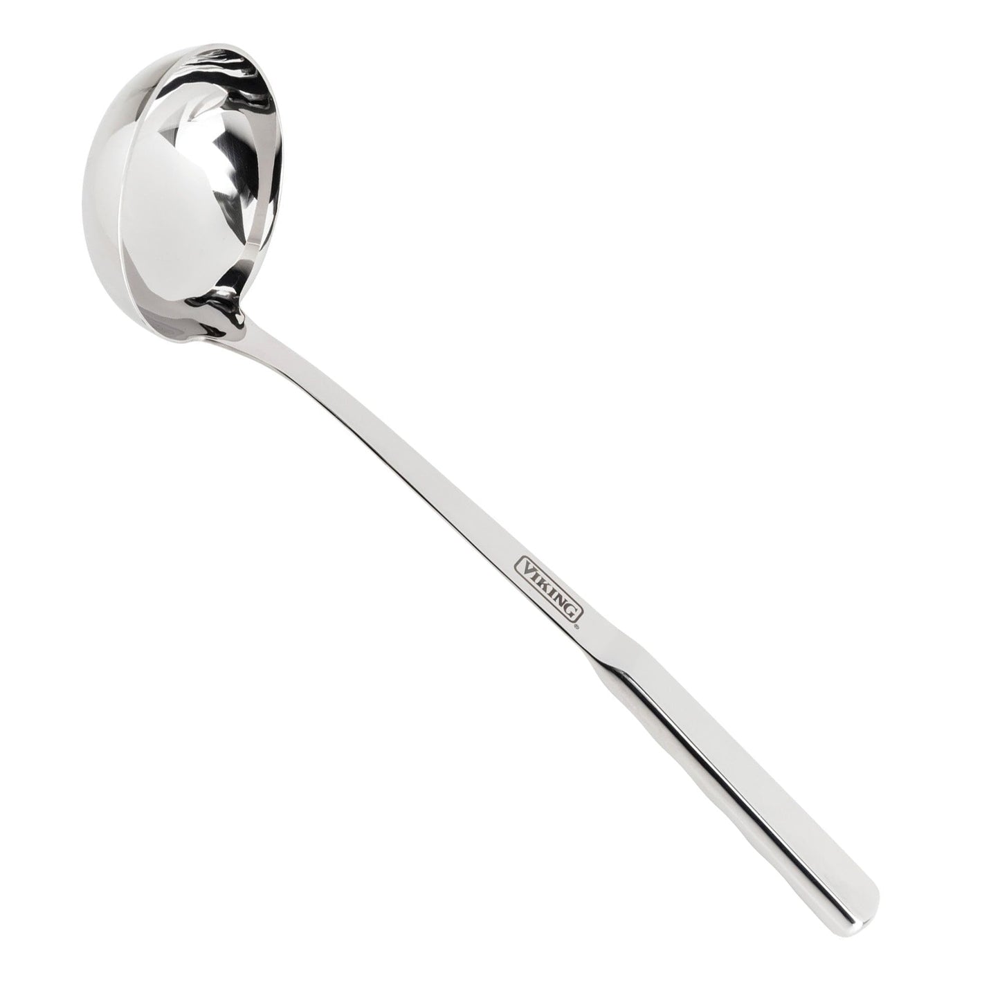 Viking Culinary Stainless Steel Deep Ladle, Ergonomic Stay-cool Handles, Dishwasher Safe