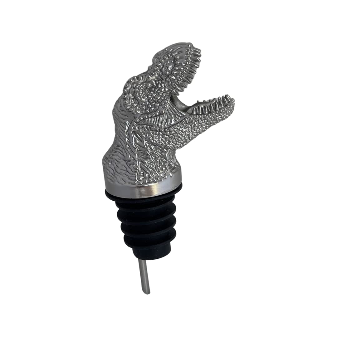T-Rex Wine Aerator Pourer Spout – Funny Dinosaur Wine Gift for Men & Women – Novelty Animal Wine Accessory for Parties & Home Bar