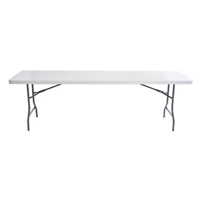 Alera 96 by 30 by 29-Inch Resin Rectangular Folding Table, 500-Pound Capacity, Platinum