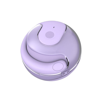 URIZONS Ball Shape Earhook TWS Gaming On Ear Earbuds Wireless Earphones - Low-Latency with Charging case Bluetooth Over Ear Headphones TWS Headset Suitable for Gamers/Runners/Fitters/Sport -Purple
