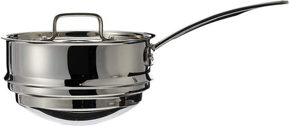 Cuisinart MCP111-20N MultiClad Pro Stainless Skillet, 20-cm, Universal Double Boiler w/Cover