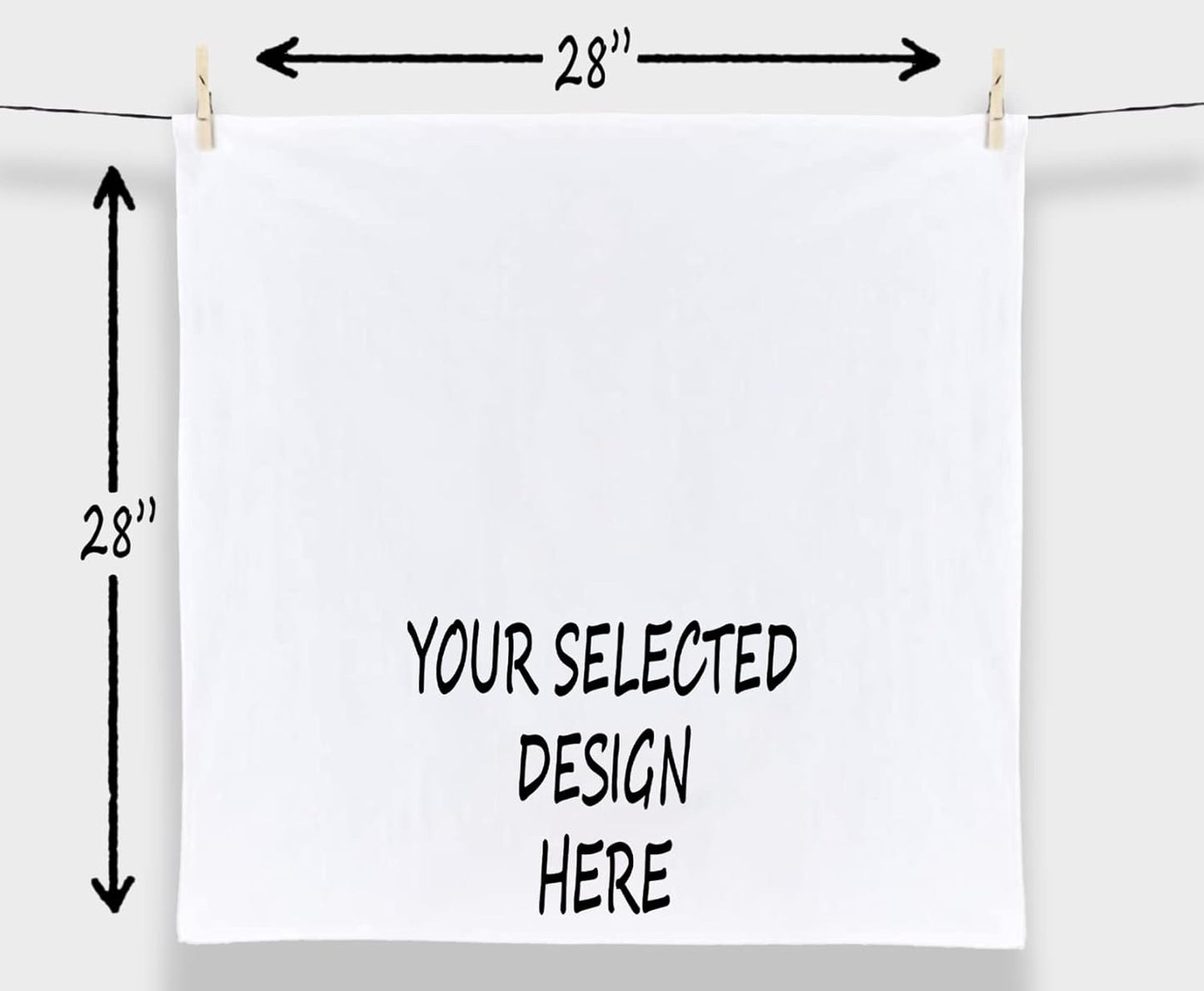 Handmade Funny Bathroom Towel, 100% Cotton Funny Flour Sack Hand Towel for Bath, 28x28 Inch Gift (Home is Where...)