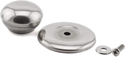 2-Pack Universal Pot Lid Cover Knob Handle, 2.1 Inch Stainless Steel Replacement Cookware