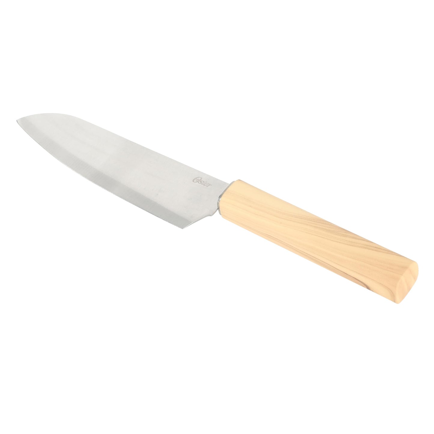 Oster Huntingfield 2 Piece Knife Set - Olive Wood Stainless Steel Chef Knife and Pairing Knife Set
