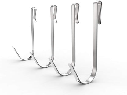 KINCMAX Stainless Steel Heavy Duty S Hooks for Hanging on Shower Caddy, Bathroom Organizers, Rustproof SUS 304 Steel