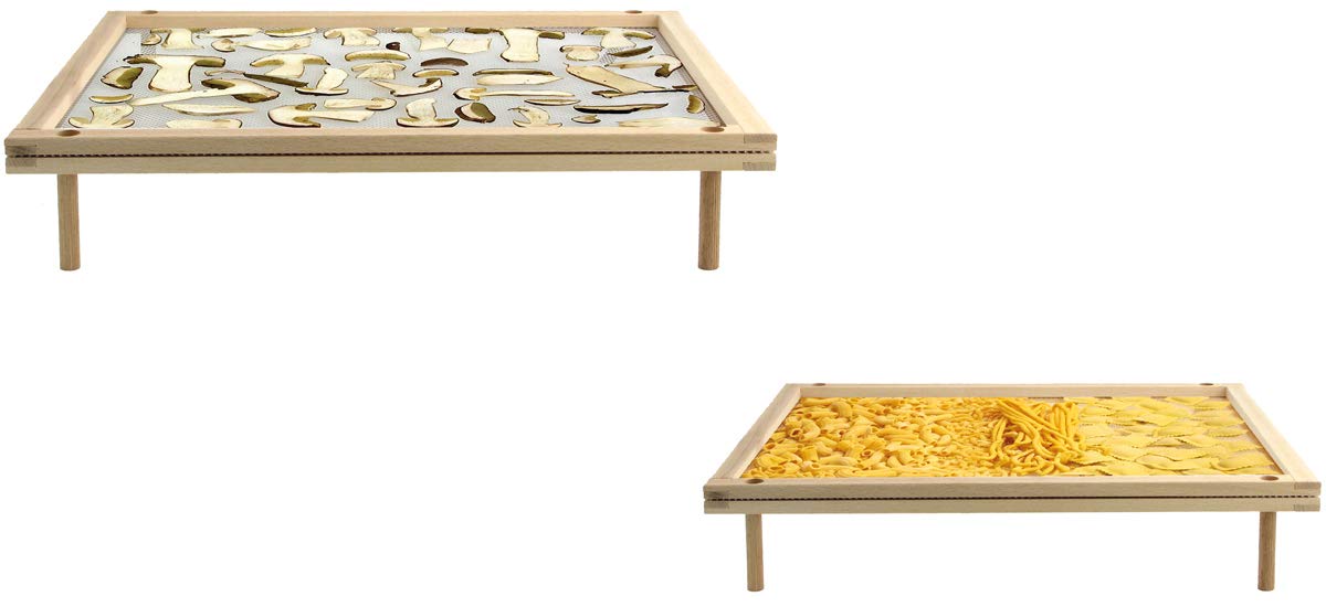 Eppicotispai Set of 4 Stackable Food Dryers to Assemble into a 4-Tier Food-Dryer Rack