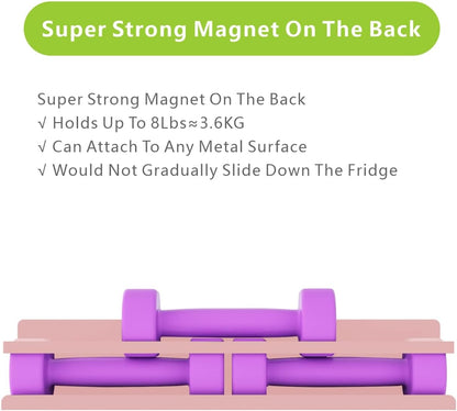24 4 Pack Magnetic Spice Rack with Jars Magnetic Spice Rack for Refrigerator Spice Jars with Label Magnetic Shelves