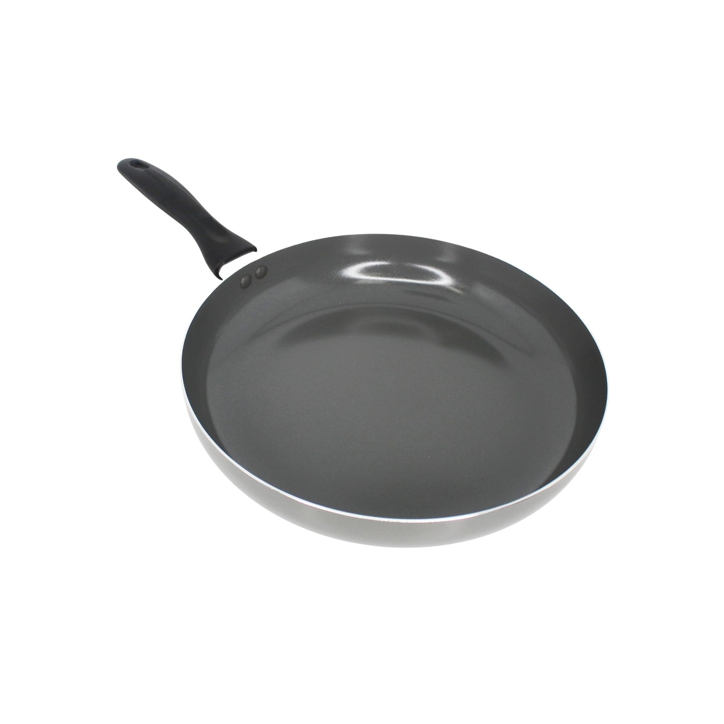 IMUSA 12-Inch Ceramic Nonstick Frying Pan – Large Gray Aluminum Skillet with Cool-Touch Handle, Ideal for Sautéing, Stir-Frying & Searing– Healthy Non-Stick Cookware for Home Kitchen