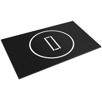 10×6.6ft Jiu Jitsu Wrestling Mat, 3cm Thick Shock Absorbing PE Training Pad, Ideal for BJJ, MMA, Grappling, Judo, Boxing Martial Arts Yoga