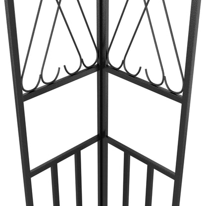 Gazebo Anthracite 10x13 ft, 100% Polyester Steel Frame, UV Resistant Outdoor Canopy for Patio, Garden, Backyard Gatherings Outdoor Structures