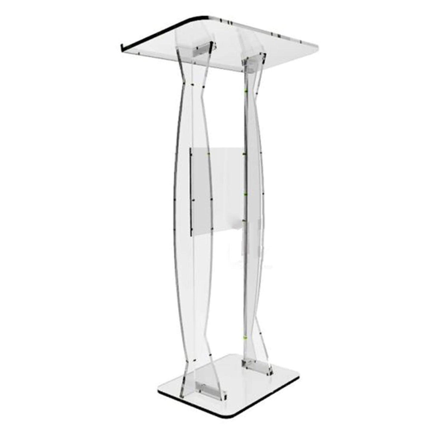 LaseVe Podium Podium Acrylic Lectern Pulpit Church Podium Banquet Stage Host Hotel Welcome Desk Auditorium Reception Desk Company Conference Table