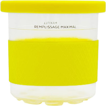 16 Oz NC301 NC299AMZ NC290 4 Pack Ninja Creami Ice Cream Maker Containers with Lids, Pint Replacement, Compatible