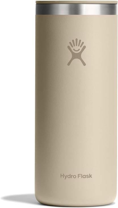 20 Oz Hydro Flask Travel Coffee Cup Insulated Stainless Steel, Non-Spill, Leak Proof To-Go Tumbler Oat Tan