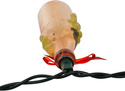 Kurt Adler UL 10-Light Wine Bottle Light Set with Decal