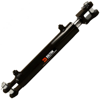 Dalton Hydraulic Cylinders Double Acting Welded Clevis Cylinder 1.5" Bore x 16" Stroke NPT Ports (3000 PSI)