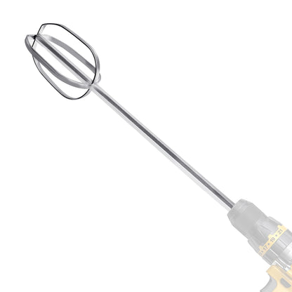 Hand Mixer Beaters used with Standard Hand Drill,Meat Chopper,Hamburger Chopper,Potato Masher,304 Stainless Steel Meat Whisk for Stirring Eggs,Chocolate,Butter,Patties and Cream